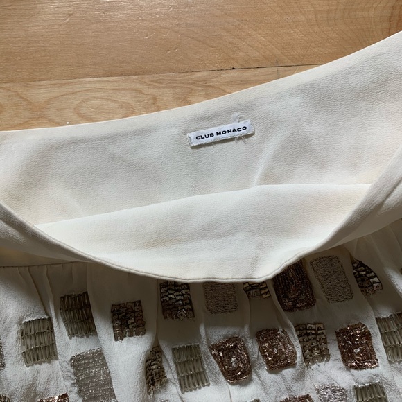 Club Monaco Beaded Skirt - Picture 2 of 2